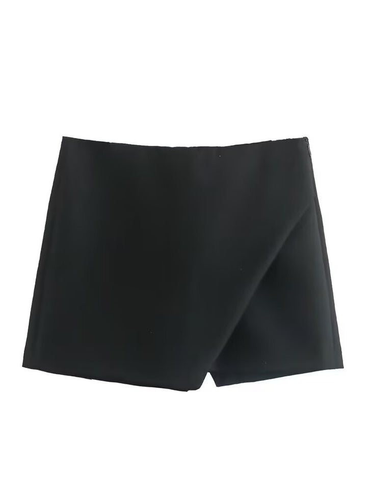 Damska modische Wickel-Shorts aus hochwertigem, elastischem Material Mirla-Eva Jonsson