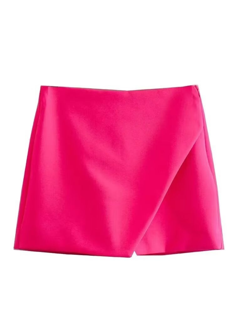 Damska modische Wickel-Shorts aus hochwertigem, elastischem Material Mirla-Eva Jonsson