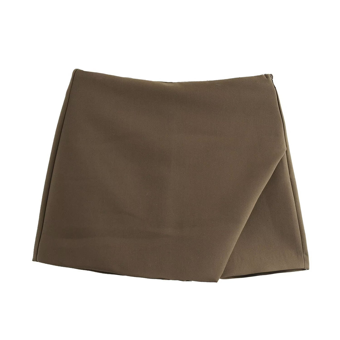 Damska modische Wickel-Shorts aus hochwertigem, elastischem Material Mirla-Eva Jonsson