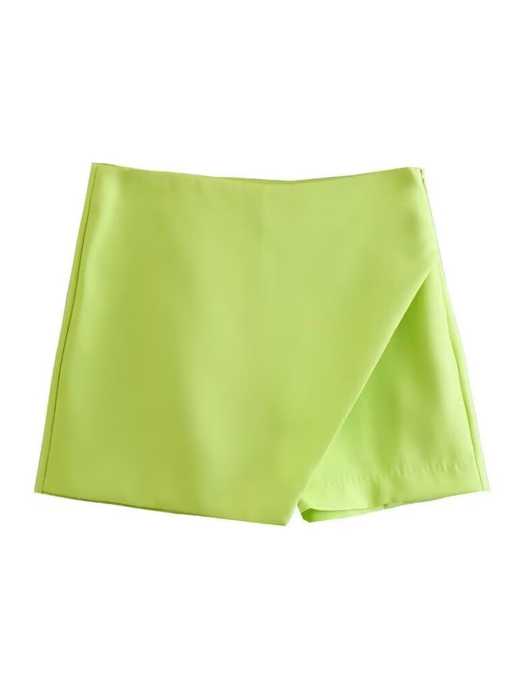 Damska modische Wickel-Shorts aus hochwertigem, elastischem Material Mirla-Eva Jonsson