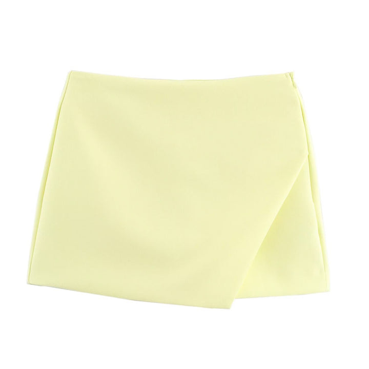 Damska modische Wickel-Shorts aus hochwertigem, elastischem Material Mirla-Eva Jonsson