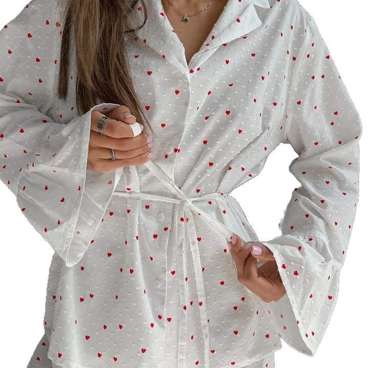 Damska pyjamasset med lekfull design Mirla-Eva Jonsson