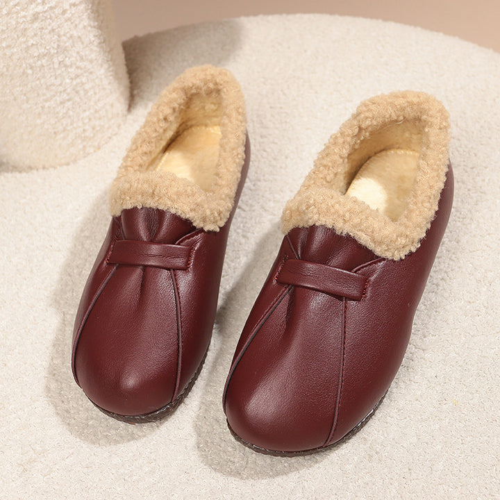 Damska tofflor med fodrad krage och halkfri sula Eva Jonsson-Eva Jonsson