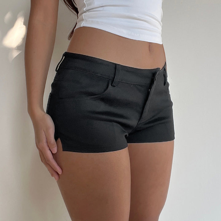 Damska trendiga shorts med hög midja och elastiskt material Mirla-Eva Jonsson