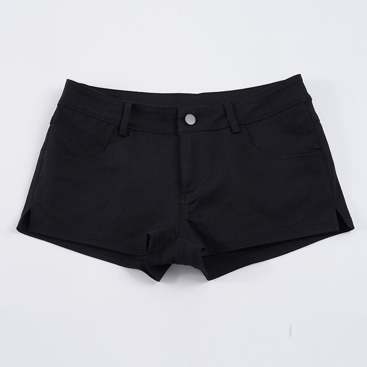 Damska trendiga shorts med hög midja och elastiskt material Mirla-Eva Jonsson