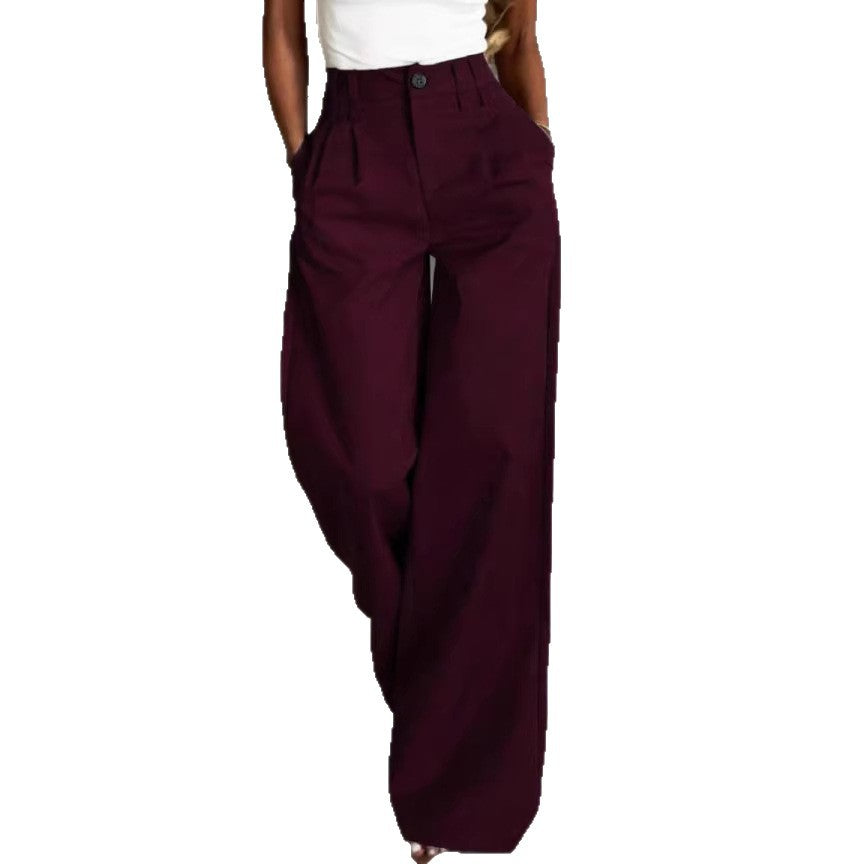 Damska vida kostymbyxa med eleganta veck-Eva Jonsson