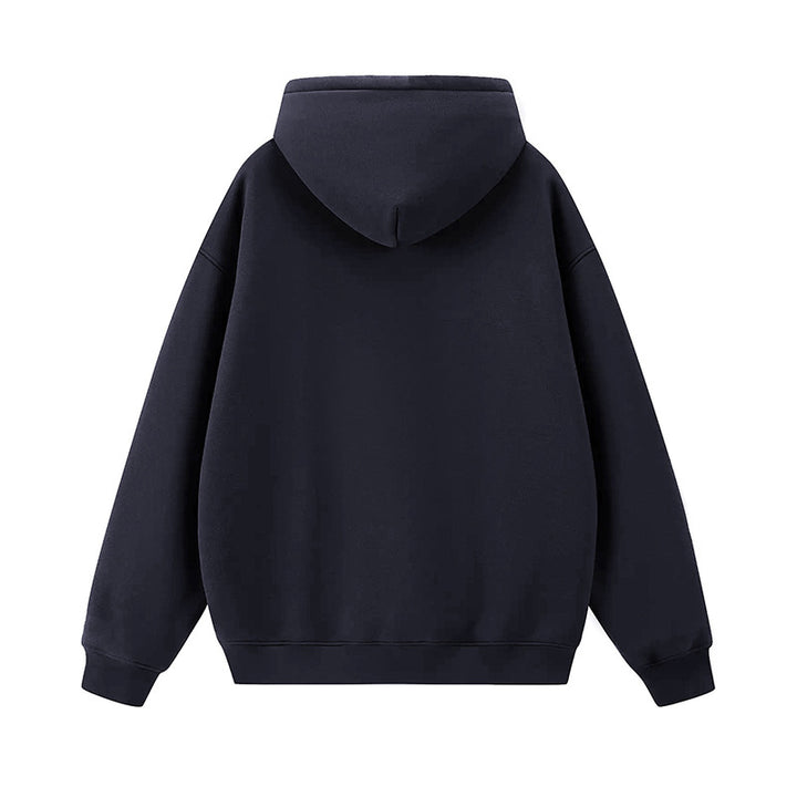 Damske hooded sweatshirt med praktiska tryckknappar och känguruficka Eva Jonsson-Eva Jonsson