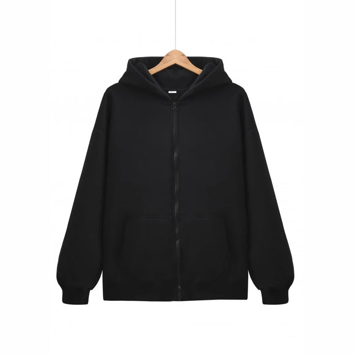 Damske hoodie-jacka med full dragkedja och praktiska fickor Mirla-Eva Jonsson