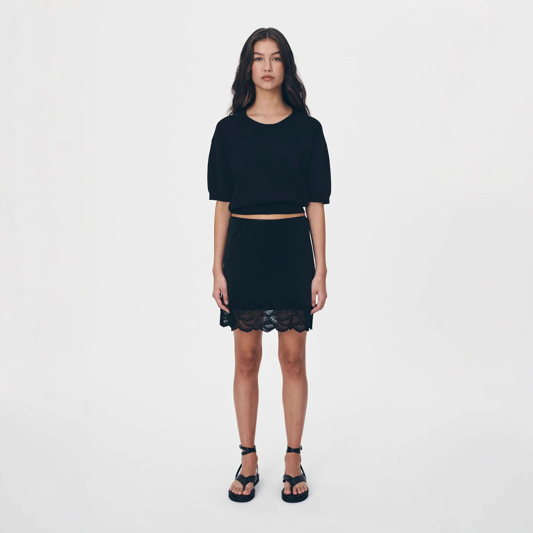 Damskjol med fin spets Eva Jonsson-Eva Jonsson