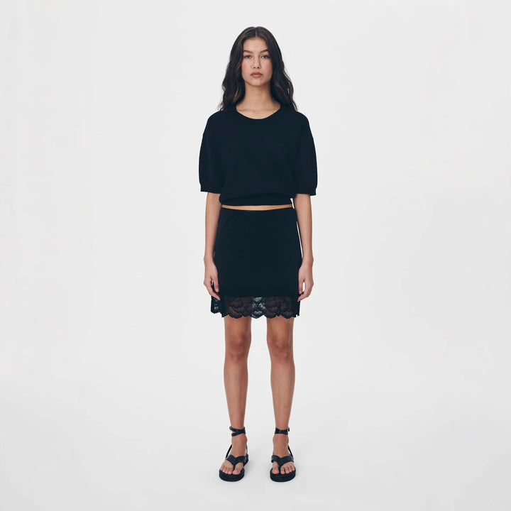 Damskjol med fin spets Eva Jonsson-Eva Jonsson