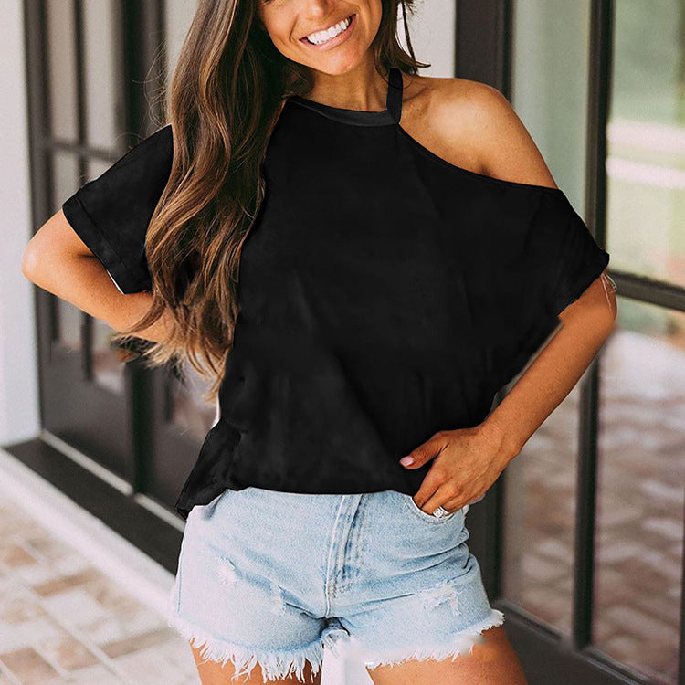 Damskjorta med asymmetrisk halsringning och avslappnad passform Eva Jonsson-Eva Jonsson