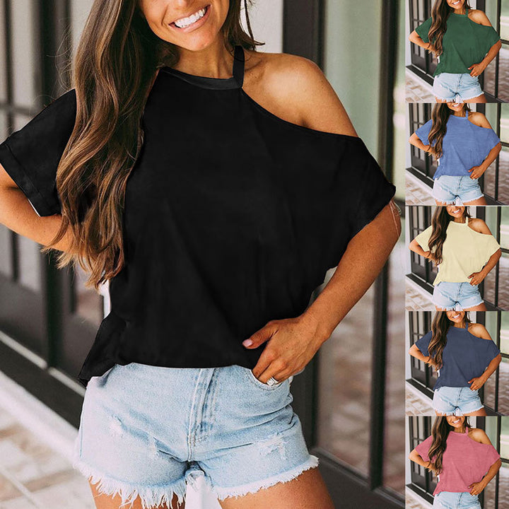 Damskjorta med asymmetrisk halsringning och avslappnad passform Eva Jonsson-Eva Jonsson