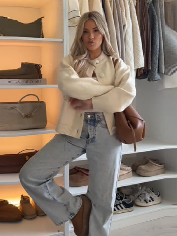 Damskjorta med oversized passform och knappdetaljer Mirla-Eva Jonsson
