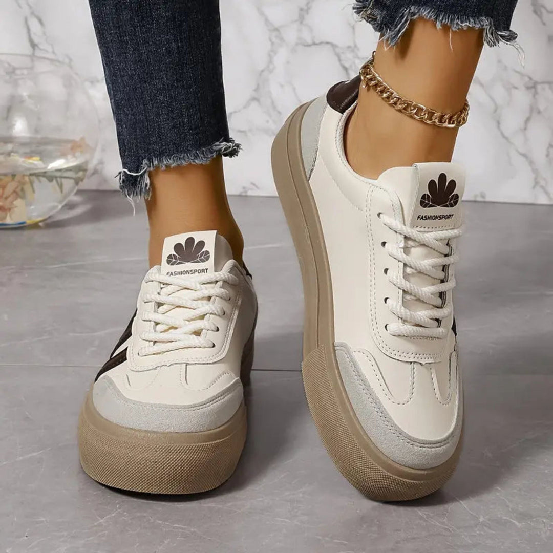 Damskor | 3-stripes | Snörning | Vita sneakers | Damskor-Eva Jonsson