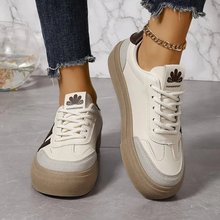 Damskor | 3-stripes | Snörning | Vita sneakers | Damskor-Eva Jonsson