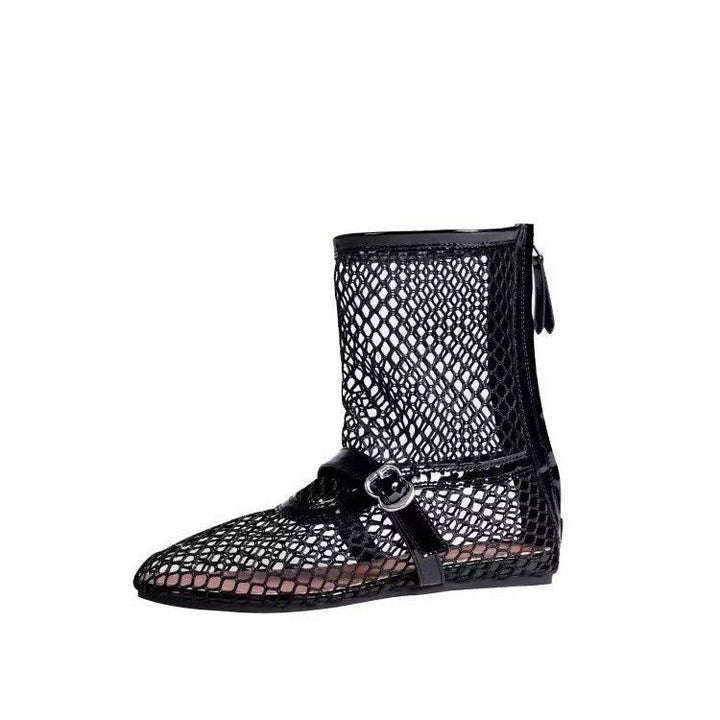 Damskor nät ankle boots med mode accenter och bekväm foder Mirla-Eva Jonsson