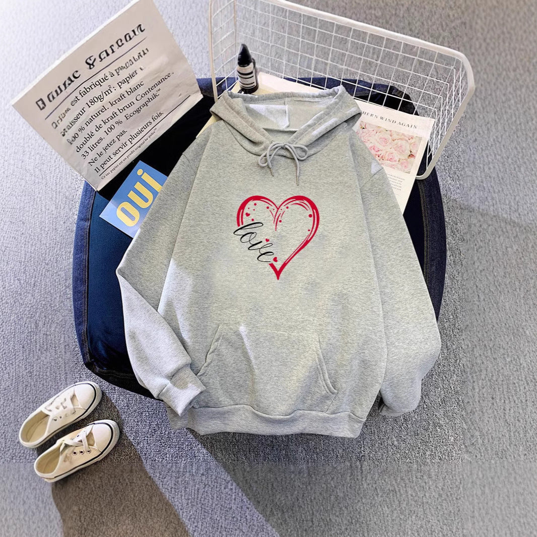 Damskortärna med romantisk hjärtdesign och högkvalitativ fleece Mirla-Eva Jonsson