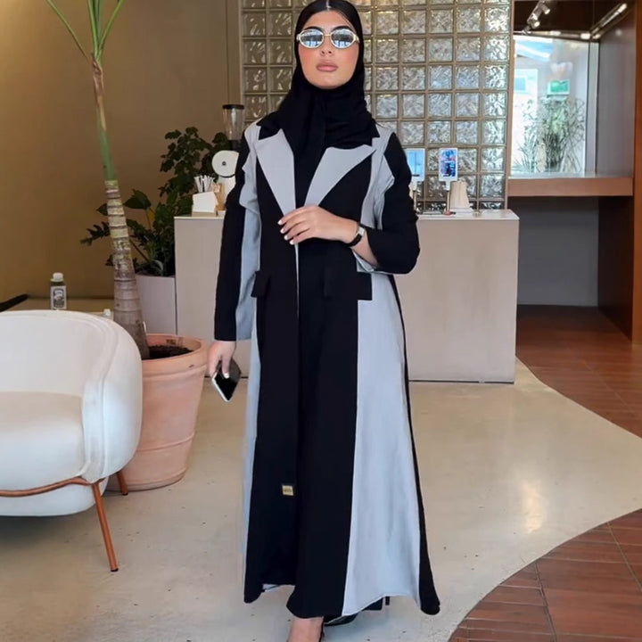 Damskt statement-kimono med kontrasterande silhuett Mirla-Eva Jonsson