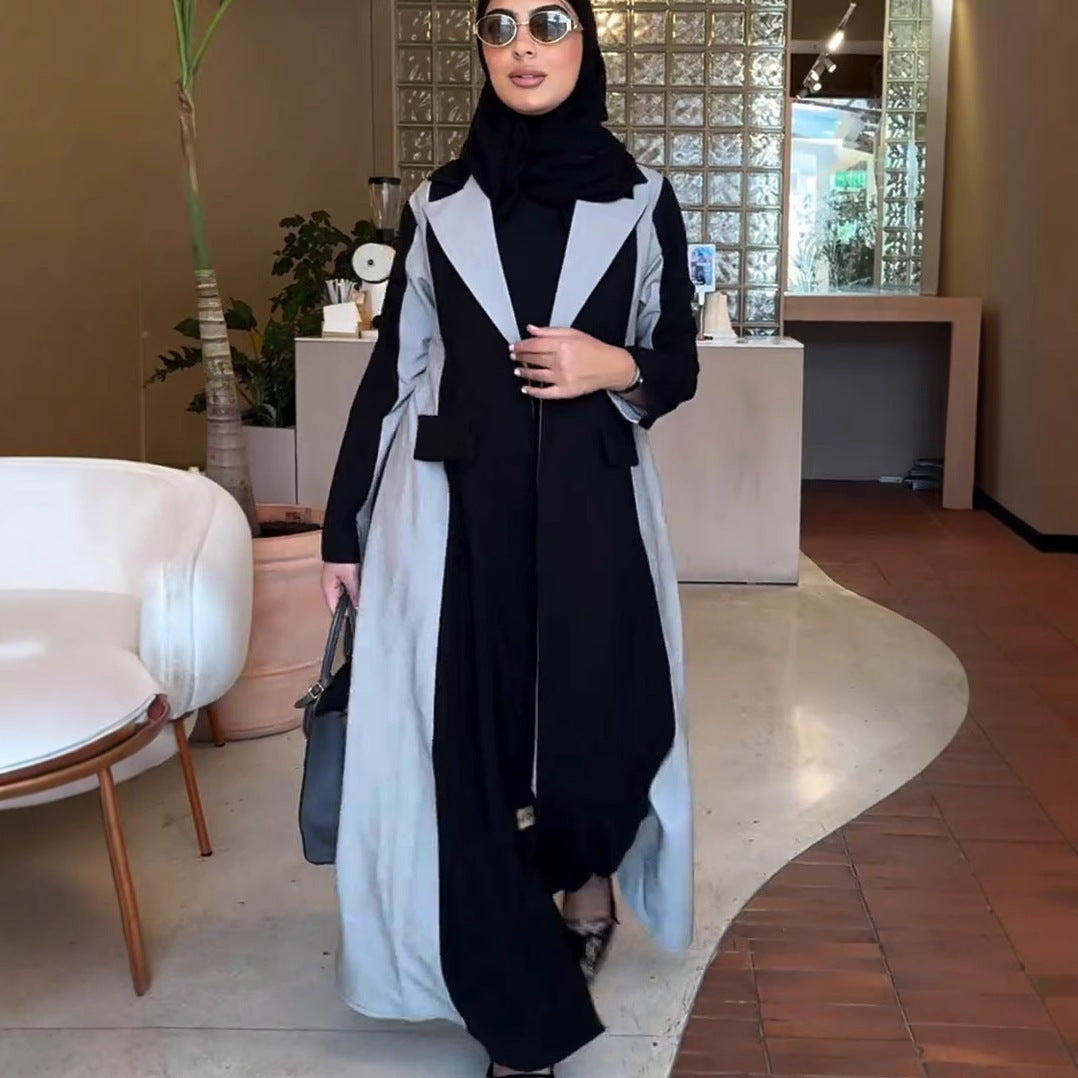 Damskt statement-kimono med kontrasterande silhuett Mirla-Eva Jonsson