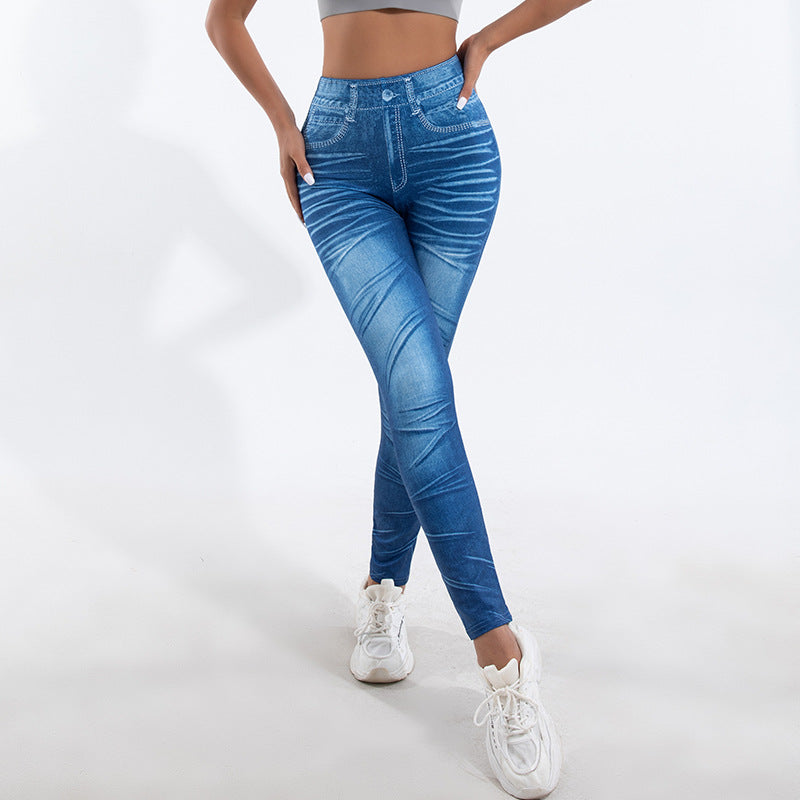 Damsleggings med lekfulla cut-out-detaljer och dekorativa band Mirla-Eva Jonsson