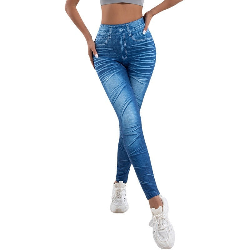 Damsleggings med lekfulla cut-out-detaljer och dekorativa band Mirla-Eva Jonsson