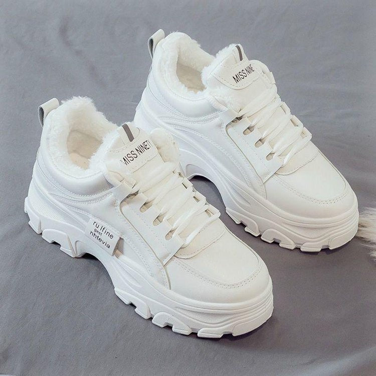 Damsneakers med foder i konstpäls Mirla-Eva Jonsson