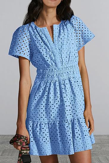 Damsommarklänning i romantisk Broderie Anglaise stil Eva Jonsson-Eva Jonsson