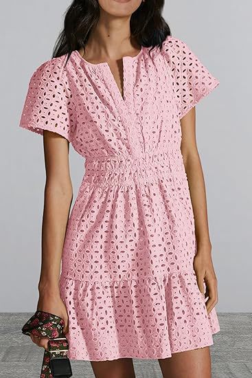 Damsommarklänning i romantisk Broderie Anglaise stil Eva Jonsson-Eva Jonsson
