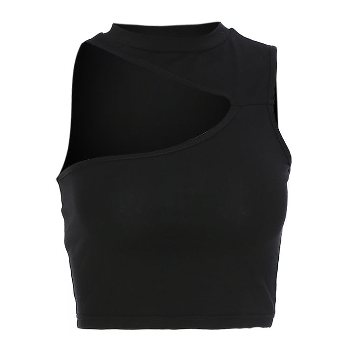 Damsportigt Crop-Top med kreativt cut-out-design och andningsbart material Mirla-Eva Jonsson