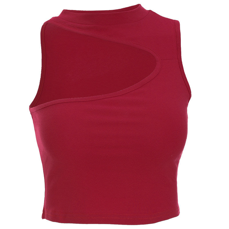 Damsportigt Crop-Top med kreativt cut-out-design och andningsbart material Mirla-Eva Jonsson