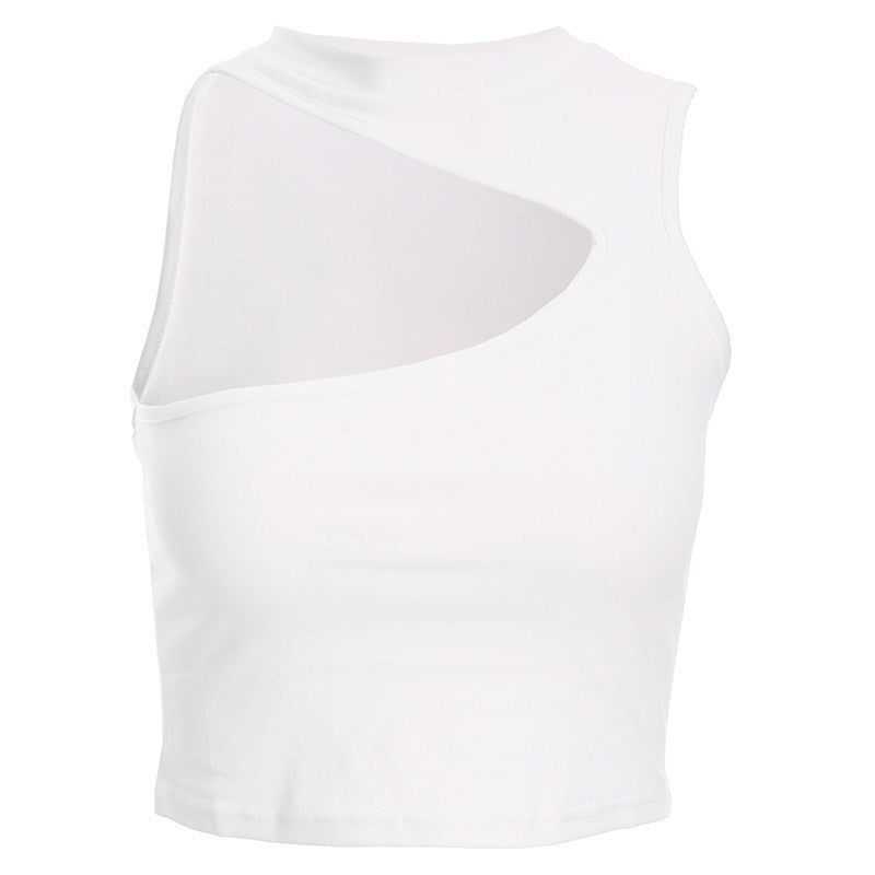 Damsportigt Crop-Top med kreativt cut-out-design och andningsbart material Mirla-Eva Jonsson