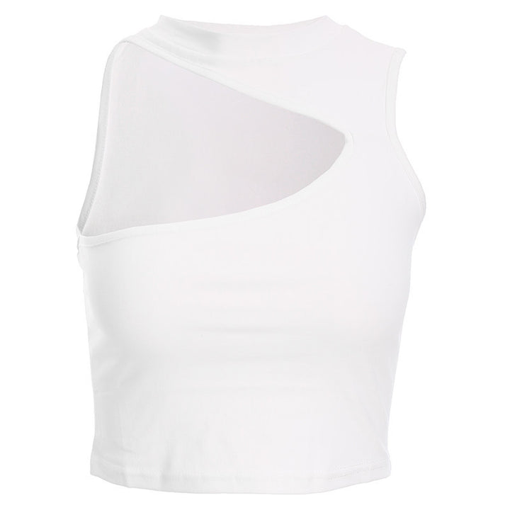 Damsportigt Crop-Top med kreativt cut-out-design och andningsbart material Mirla-Eva Jonsson