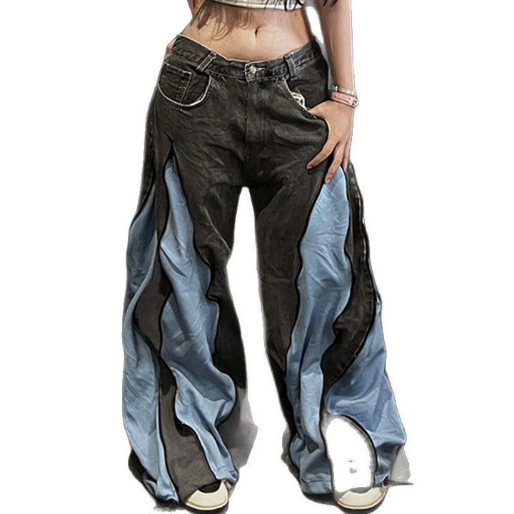 Damsportigt Crop-Top med modern tryck och smala band Mirla-Eva Jonsson