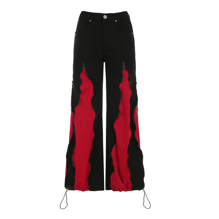 Damsportigt Crop-Top med modern tryck och smala band Mirla-Eva Jonsson