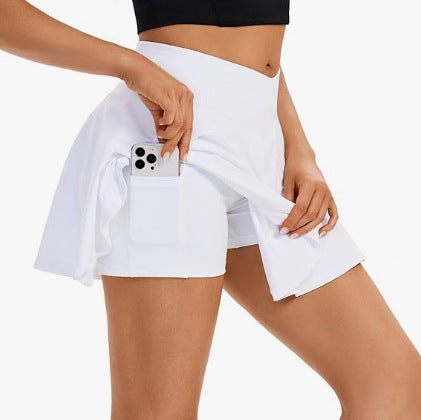 Damsportkjol med inbyggda shorts och praktiska fickor Mirla-Eva Jonsson