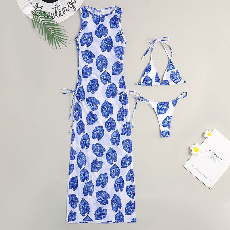 Damsstrandklänning med matchande bikini-set Mirla-Eva Jonsson