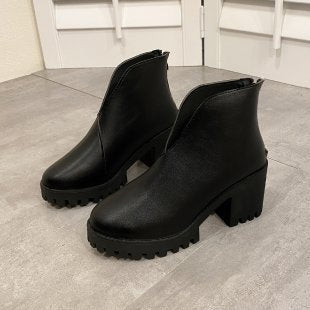 Damställboots med robust klack och halkfri sula Mirla-Eva Jonsson