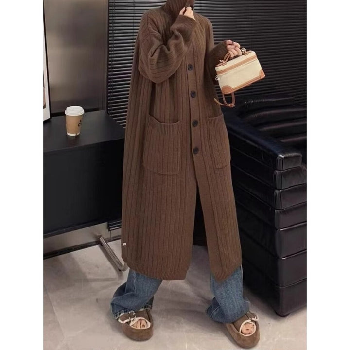Damstickad jacka i oversize-stil Mirla-Eva Jonsson