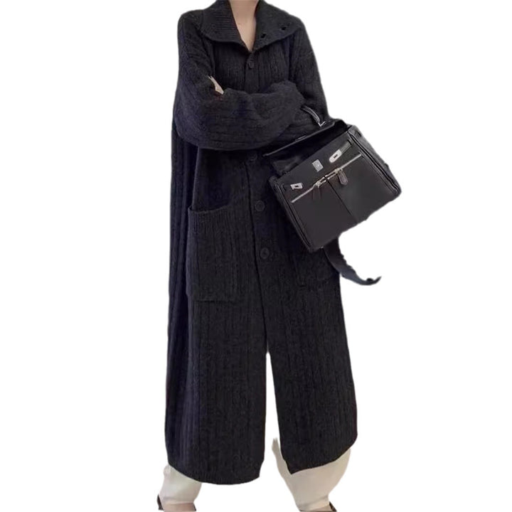 Damstickad jacka i oversize-stil Mirla-Eva Jonsson