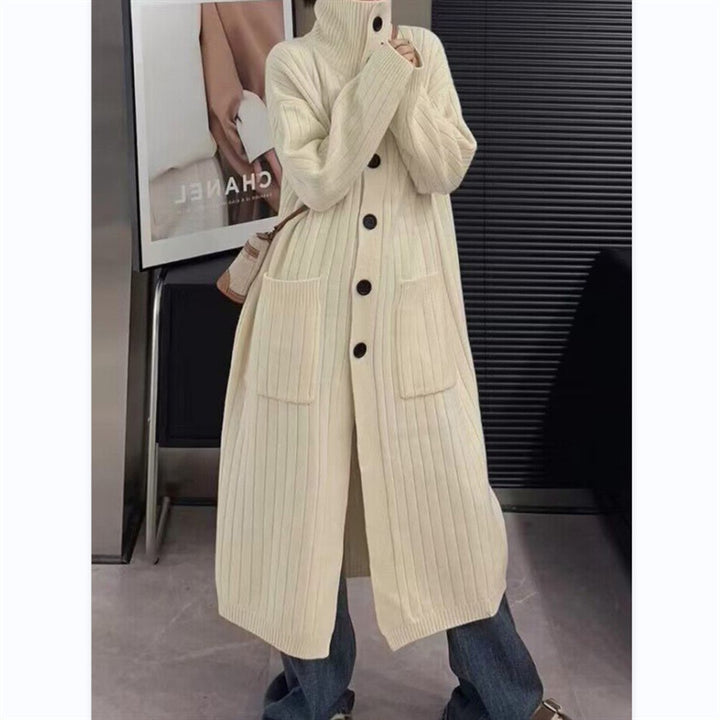 Damstickad jacka i oversize-stil Mirla-Eva Jonsson
