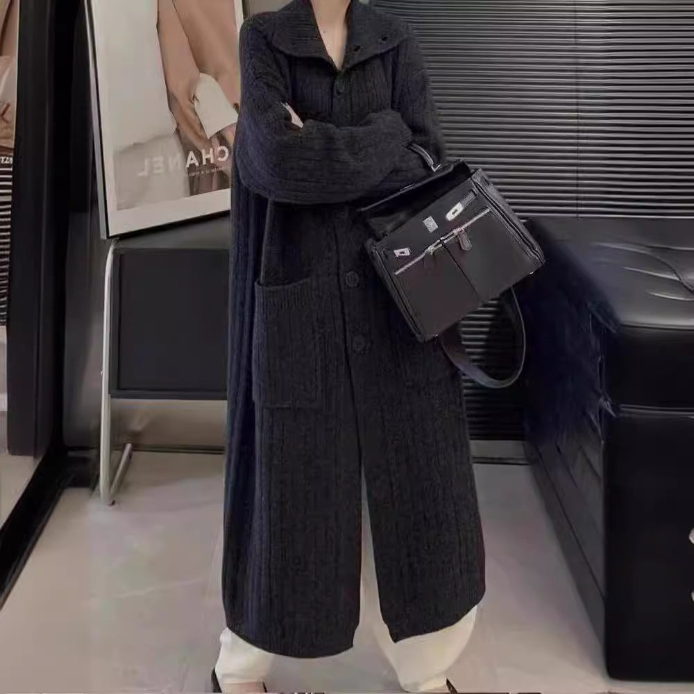 Damstickad jacka i oversize-stil Mirla-Eva Jonsson