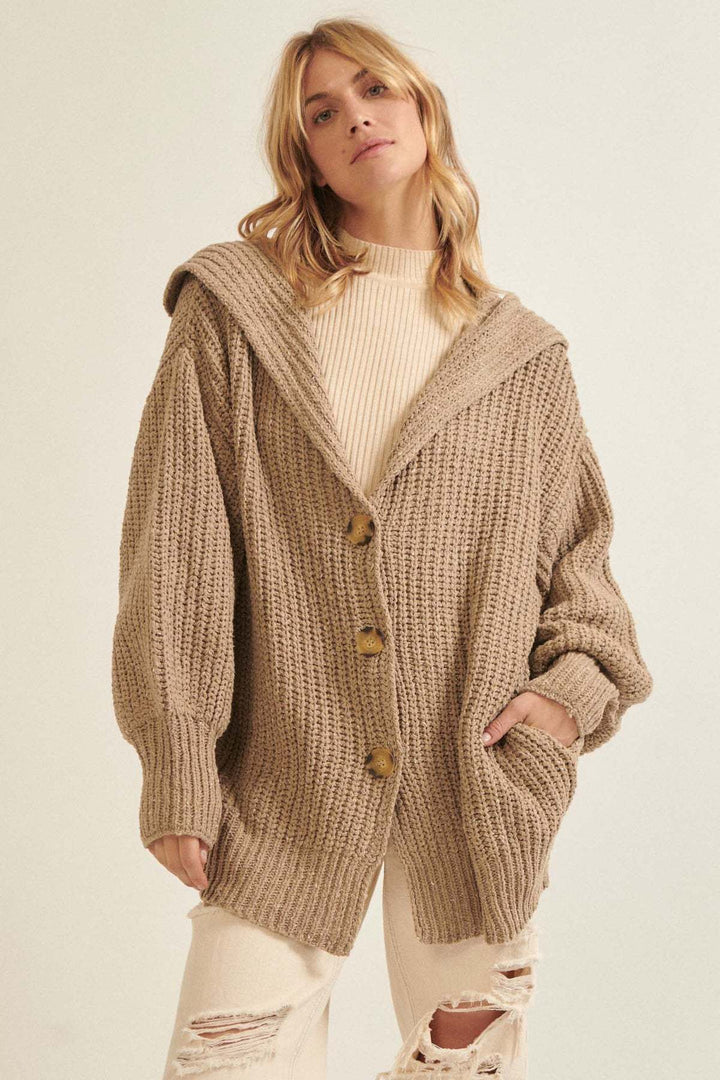 Damstickad jacka med elegant knappdetalj och avslappnad passform Eva Jonsson-Eva Jonsson