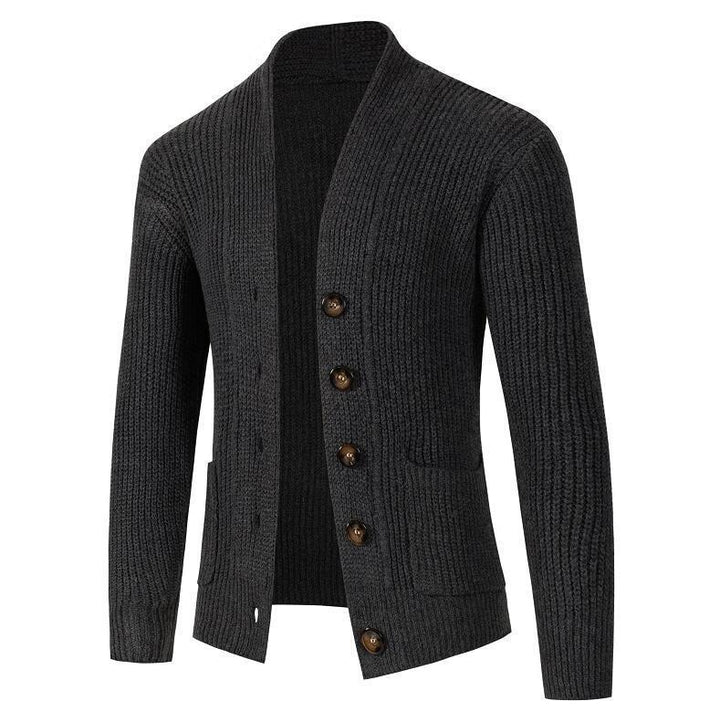 Damstickad jacka med knapplöst design och sidofickor Eva Jonsson-Eva Jonsson