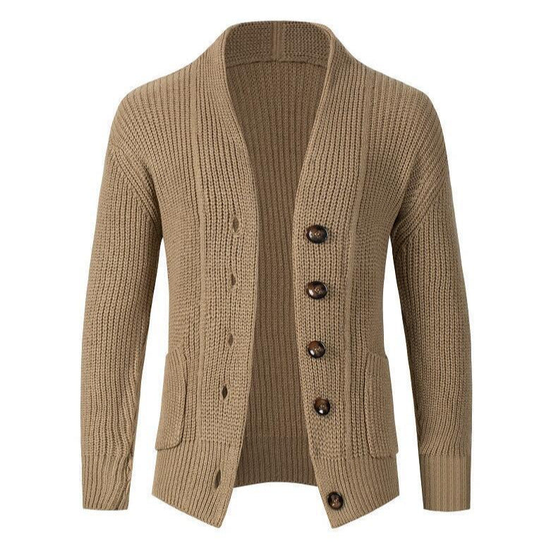 Damstickad jacka med knapplöst design och sidofickor Eva Jonsson-Eva Jonsson