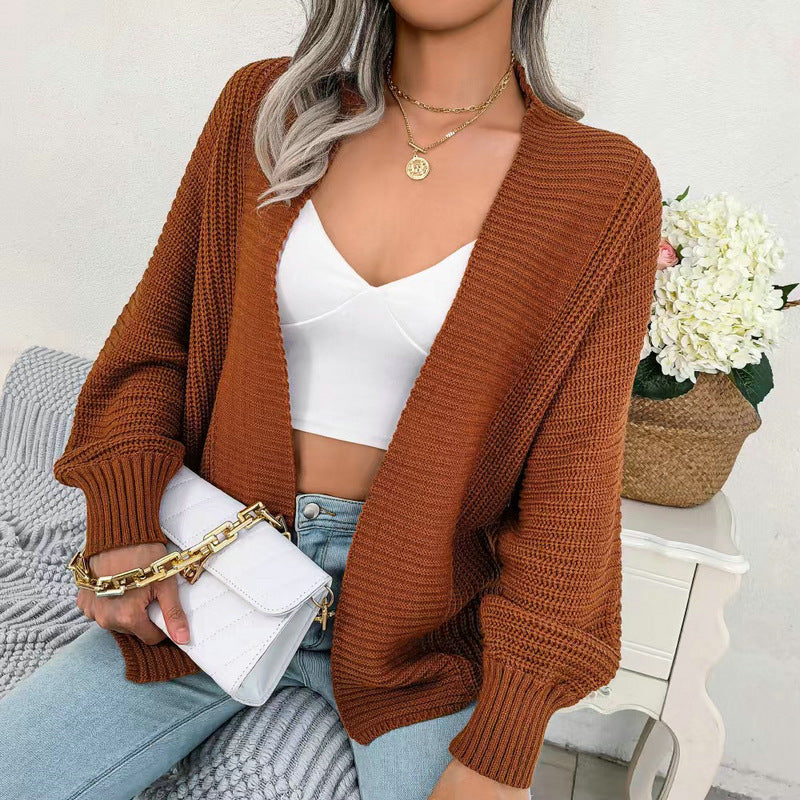Damstickad jacka med oversized skärning Mirla-Eva Jonsson