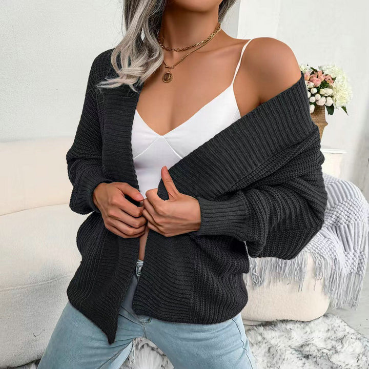 Damstickad jacka med oversized skärning Mirla-Eva Jonsson