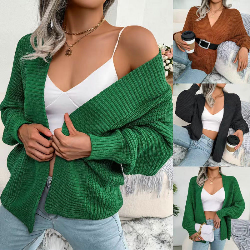 Damstickad jacka med oversized skärning Mirla-Eva Jonsson
