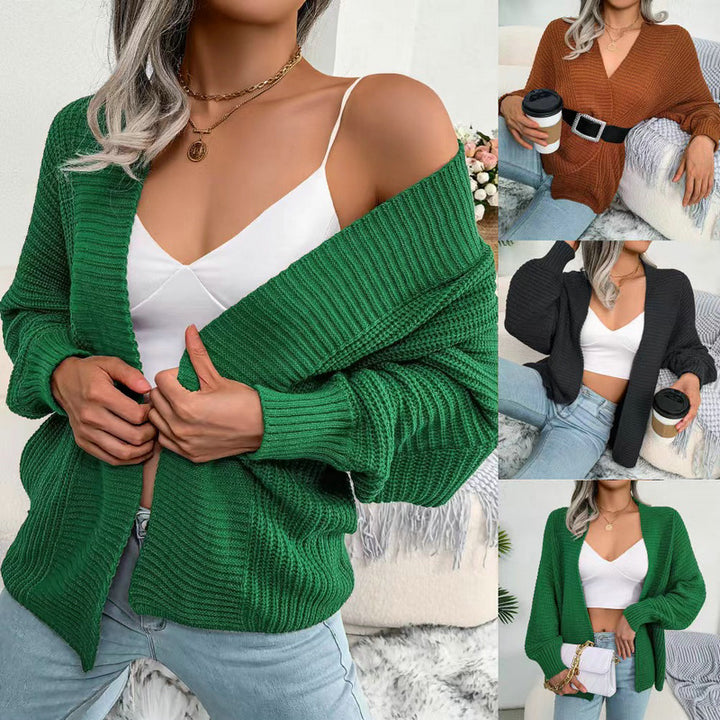 Damstickad jacka med oversized skärning Mirla-Eva Jonsson