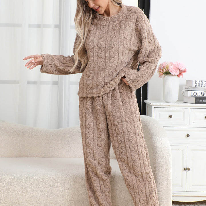 Damstickat pyjamasset med hög bärkomfort Mirla-Eva Jonsson