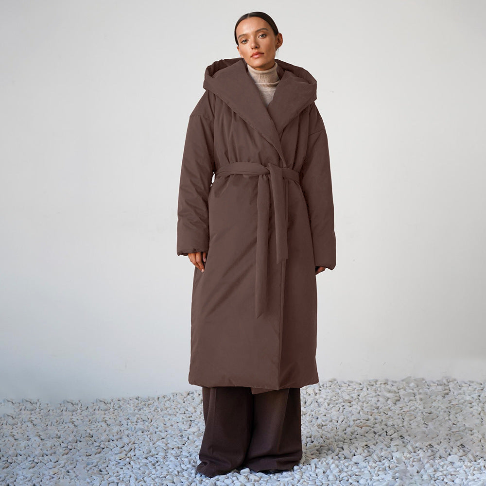 Damstor oversize dunjacka med huva Mirla-Eva Jonsson